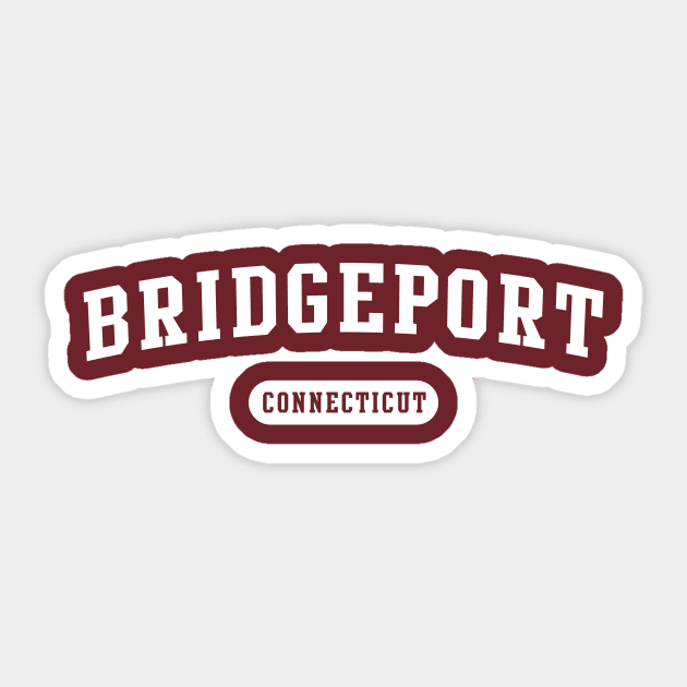 Bridgeport, Connecticut Sticker by Novel_Designs